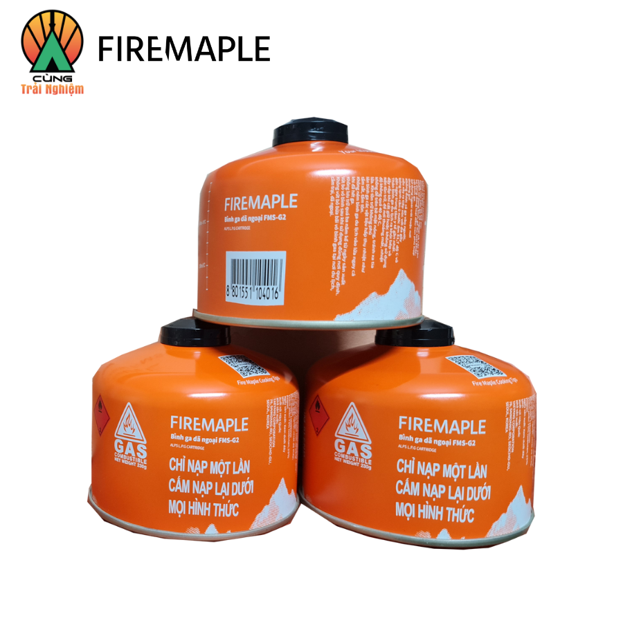 Bình Gas Du Lịch Chuyên Dụng Dã Ngoại Fire Maple 460ml Cho Hoạt Động Nấu Ăn Ngoài Trời FMS-G2