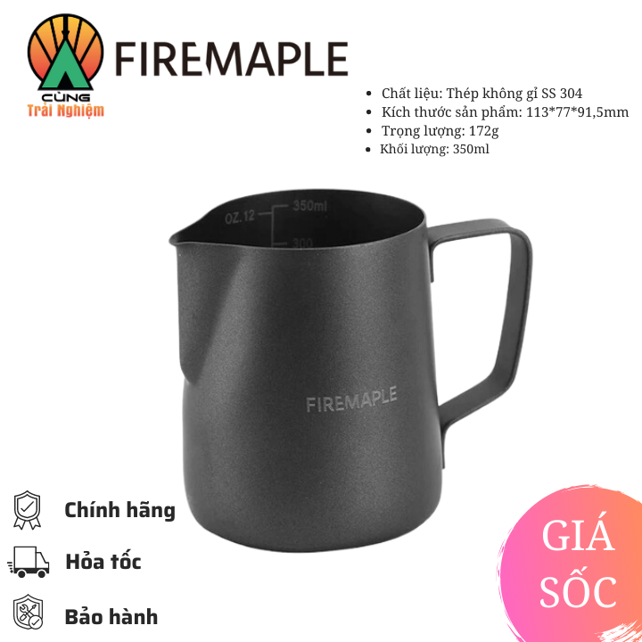 [CHÍNH HÃNG] Cốc tạo bọt cà phê/sữa 350ml của FireMaple