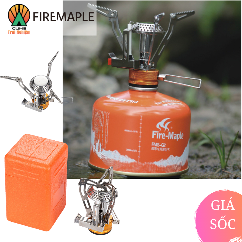 Bếp Gas Mini Fire Maple FMS-102 Nhỏ Gọn Di Động Chuyên Dụng Cho Du Lịch, Dã Ngoại Cắm Trại