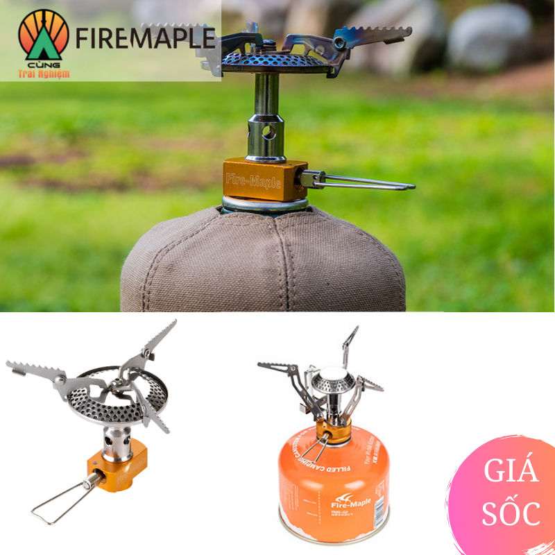 Bếp Gas Điều Áp Mini Fire Maple FMS-116 Nhỏ Gọn Di Động Chuyên Dụng Cho Du Lịch, Dã Ngoại Cắm Trại